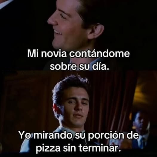 calla y dame la pizza - meme