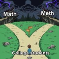 Math or meth? College students can not decide