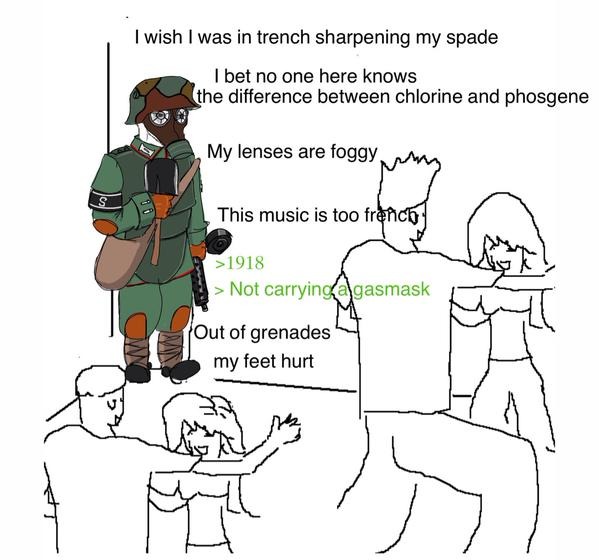 The music is too french - meme