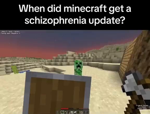 Schizophrenia update meme