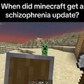 Schizophrenia update meme