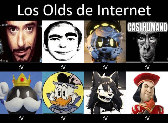 Los Olds de Internet - meme