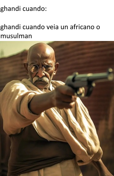 es curioso, como una figura que supuestamente simboliza la igualdad, sea un racista :lol:, hasta tenia la idea de segregar a todo aquel que no sea hindu :pokerface: - meme