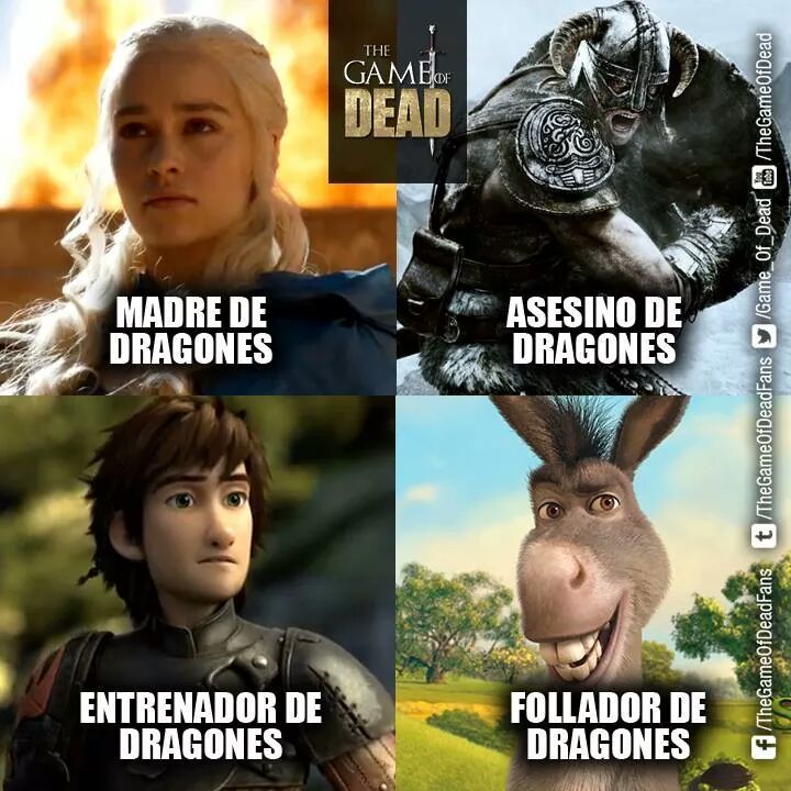 Dragones - meme