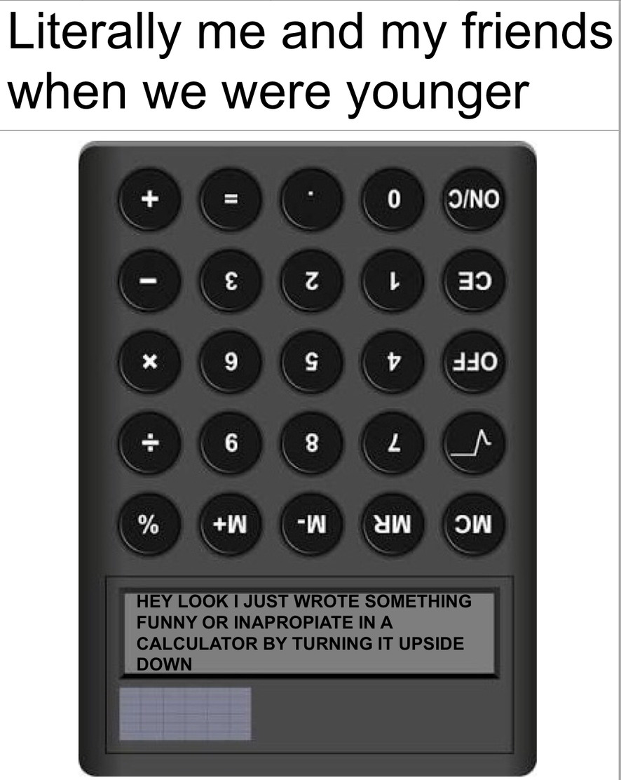 Funny Words With A Calculator