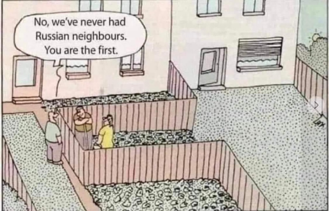 Good fences make good neighbours - meme