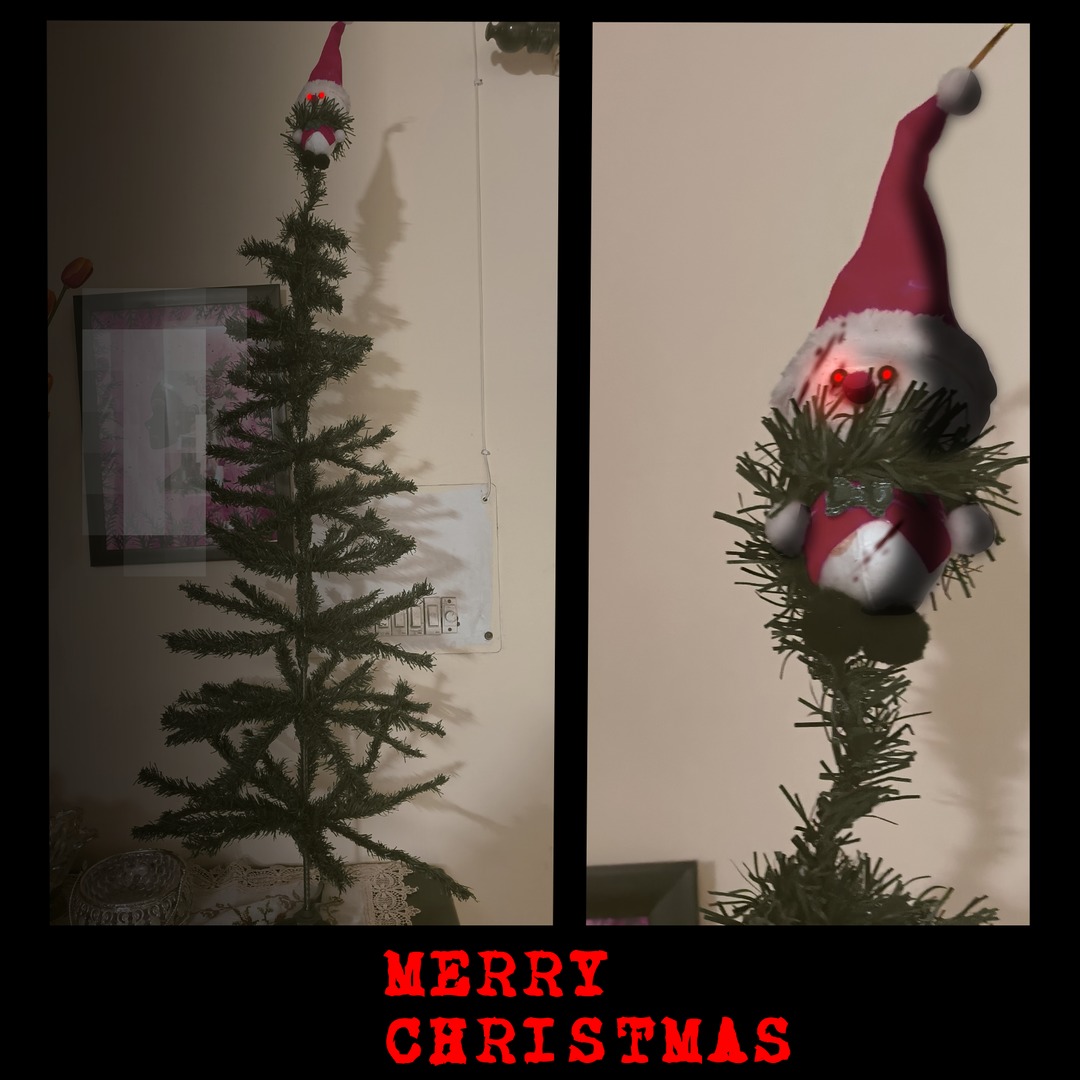 Finished decorating the tree - meme