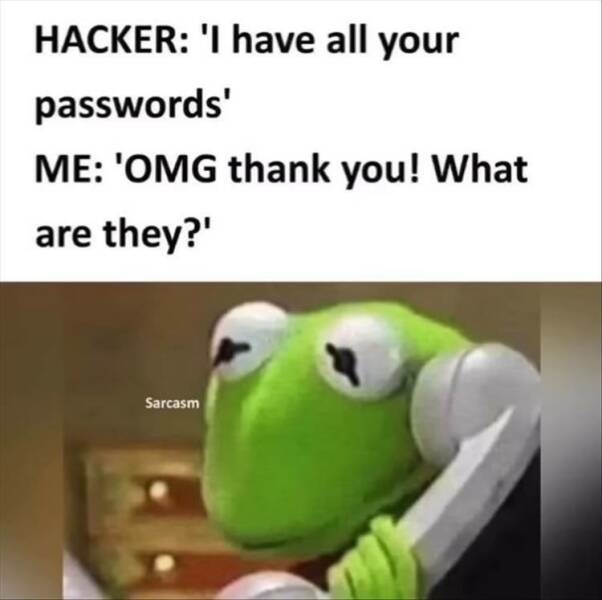 Security question: People who annoy you - meme