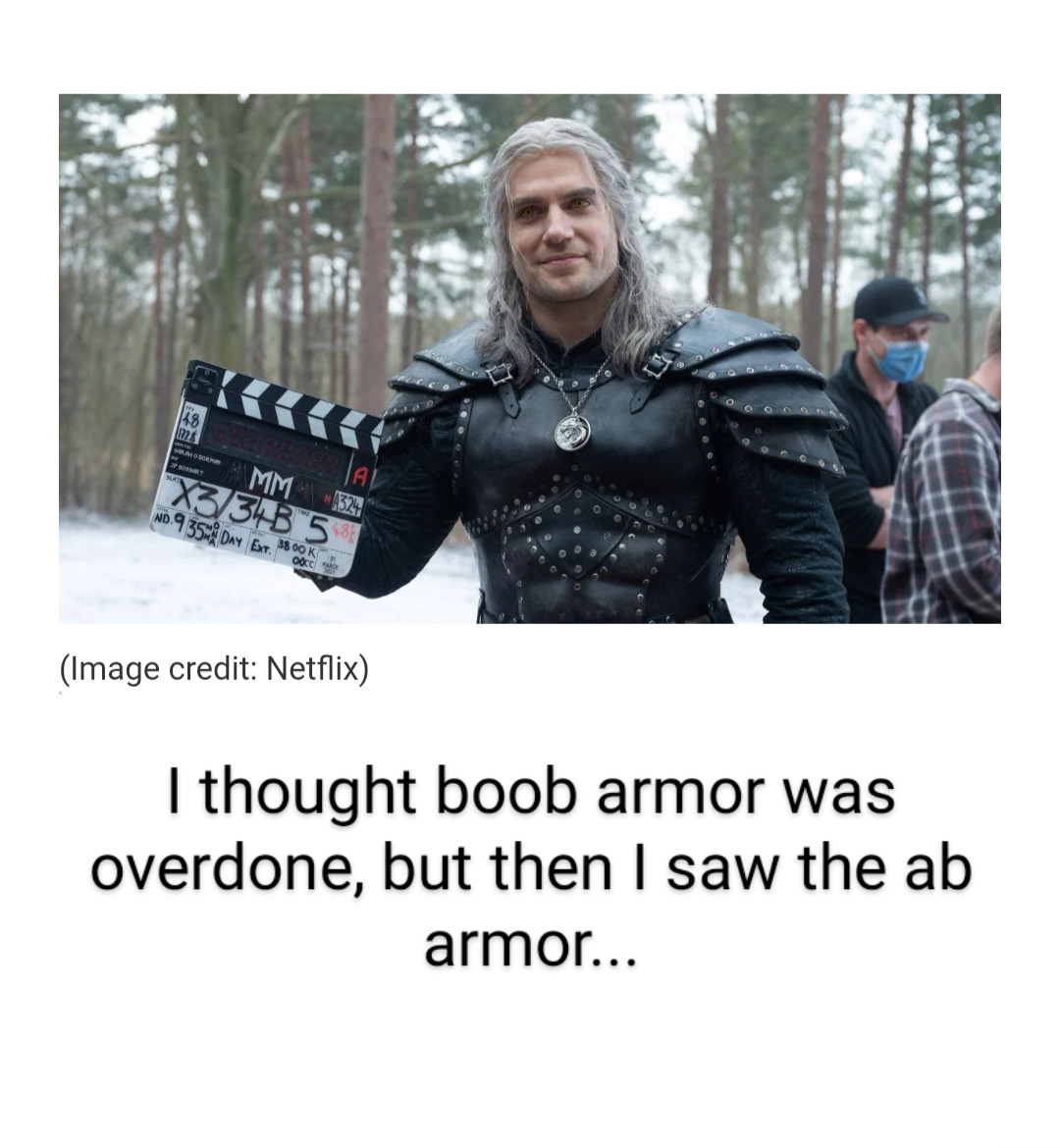 That's some muscular armor... - meme