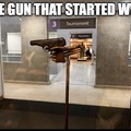 WW1 first gun