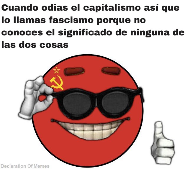 Comunista= opinion invalida - meme