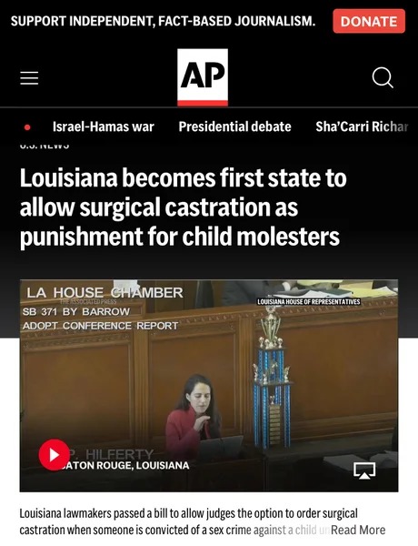 Louisiana news - meme