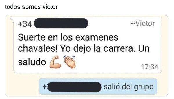 Un ejemplo a seguir el bueno de Victor - meme