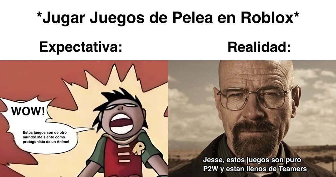 Y lo peor de esos juegos son la gran mayoria de avatares NSFW que hay por todas partes del juego - meme
