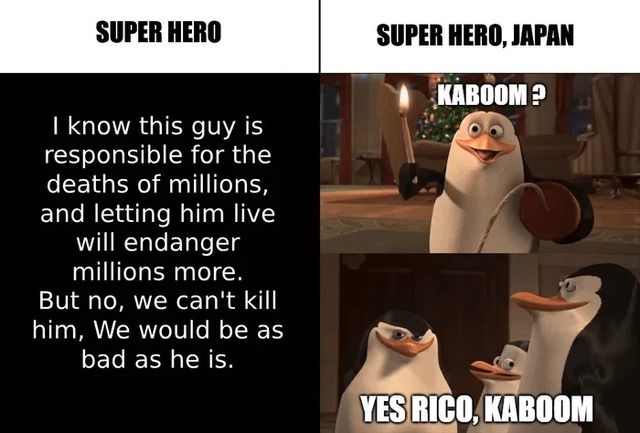 Super hero Japan meme