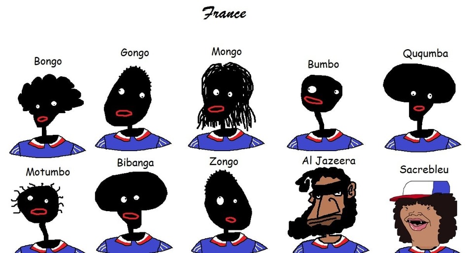 Equipo de Francia Qatar 2022 - meme