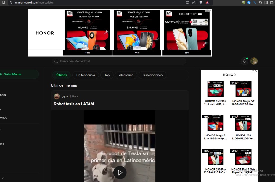 TE ODIO COINBENCH!!!! RAAAHHHHH!!! (Incluso con adblocker, hay un gran rectángulo negro encima de todo) - meme