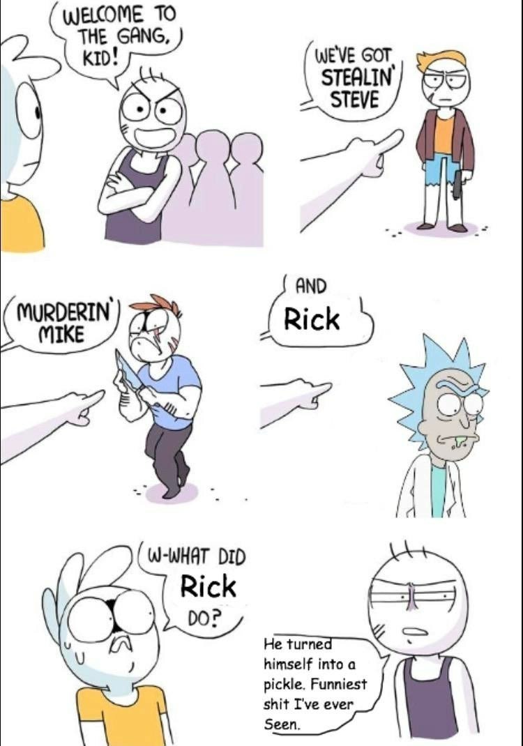 Pickle Rick - meme