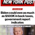 New Stimulus for Uncle Joe