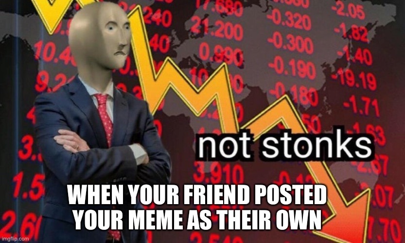 Not stonks meme