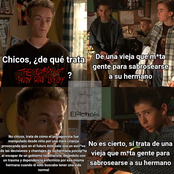 Si conoces la historia, sabrás que Andrew solo tuvo una pésima suerte cuando él únicamente quería una vida normal :ohgodwhy: - meme