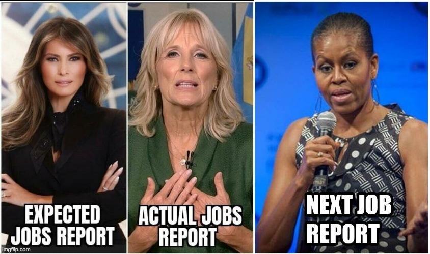 jobs reports - meme