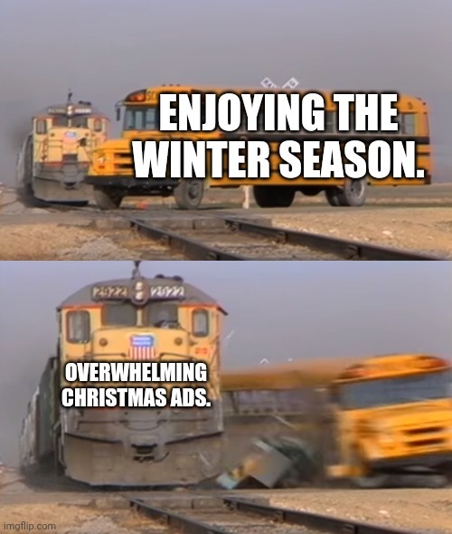 Enjoying winter season - meme