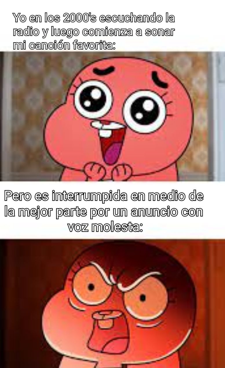 Ahora ya existe el YouTube y Spotify pero que nostalgia cuando escuchaba música en la radio - meme