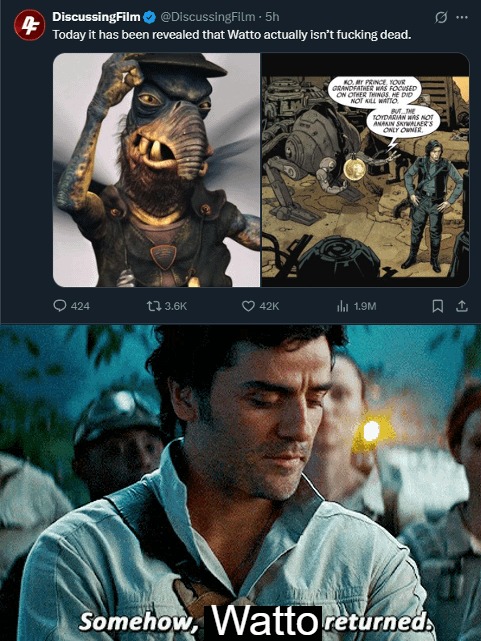 Watto is alive - meme