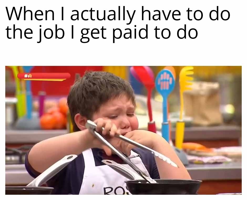 You're lucky I showed up - meme