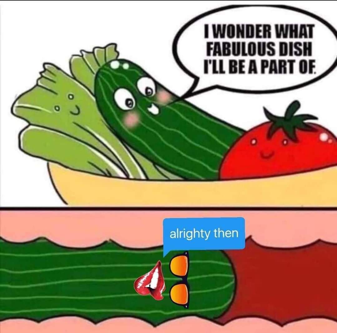 Cum salad - meme