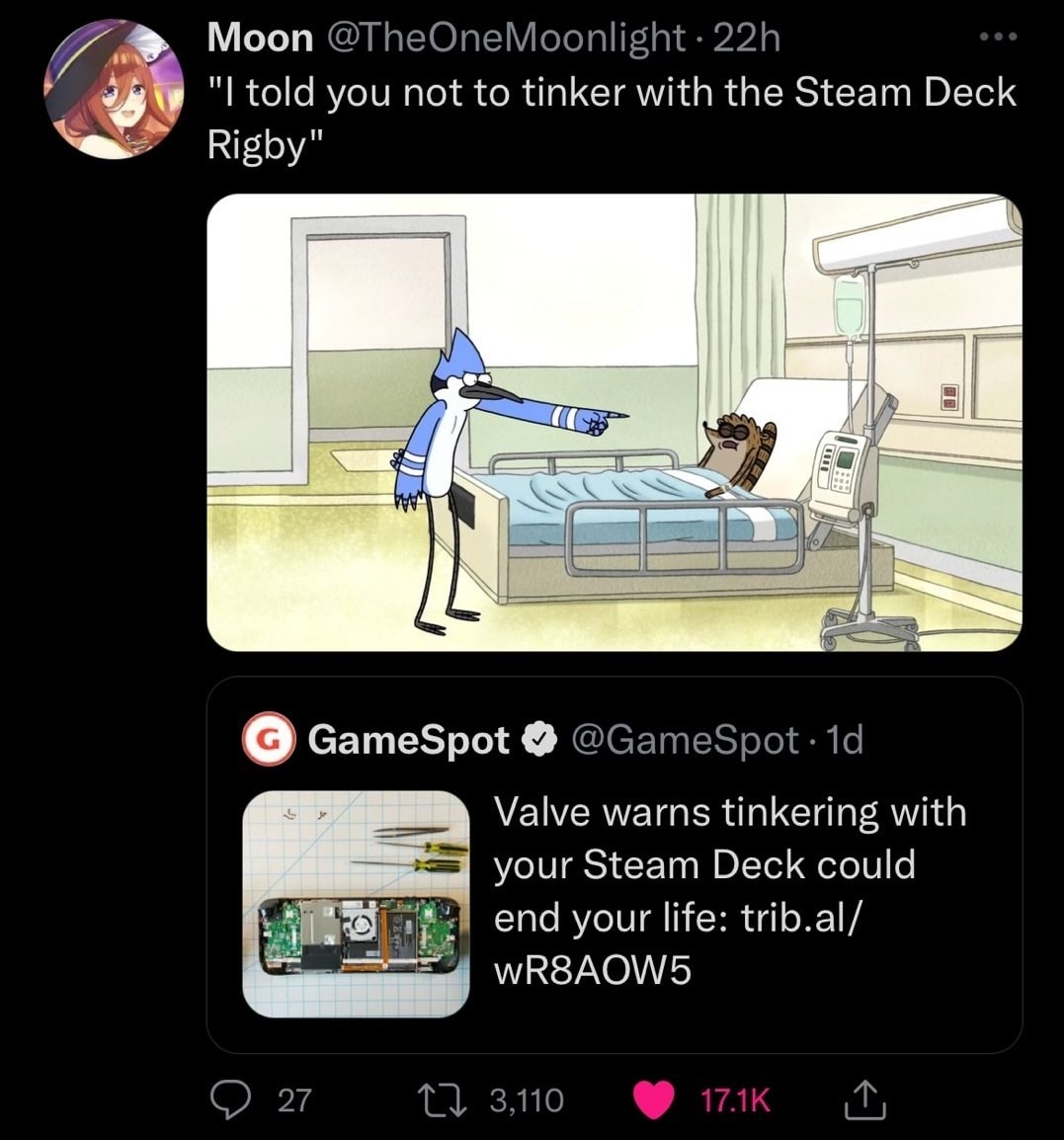 steam deck can kill tbh - meme