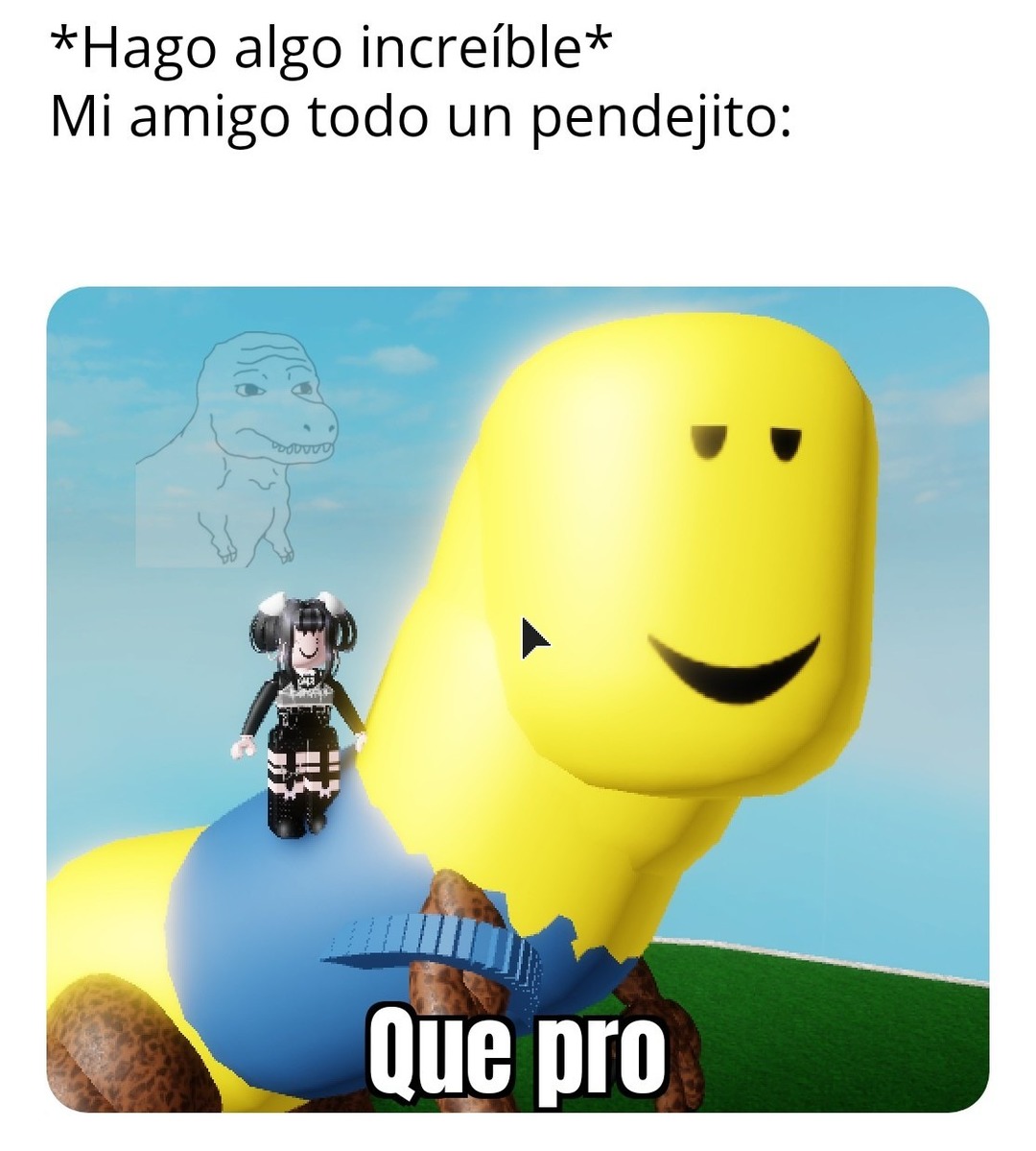 meme que pro - Roblox