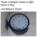 Joe Biden's clock