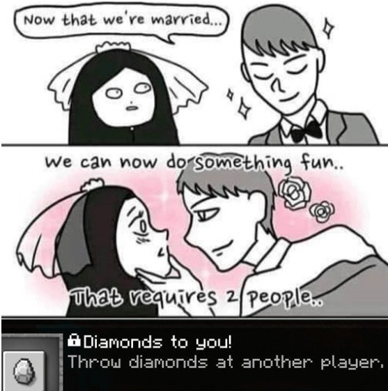 Diamonds to you! - meme