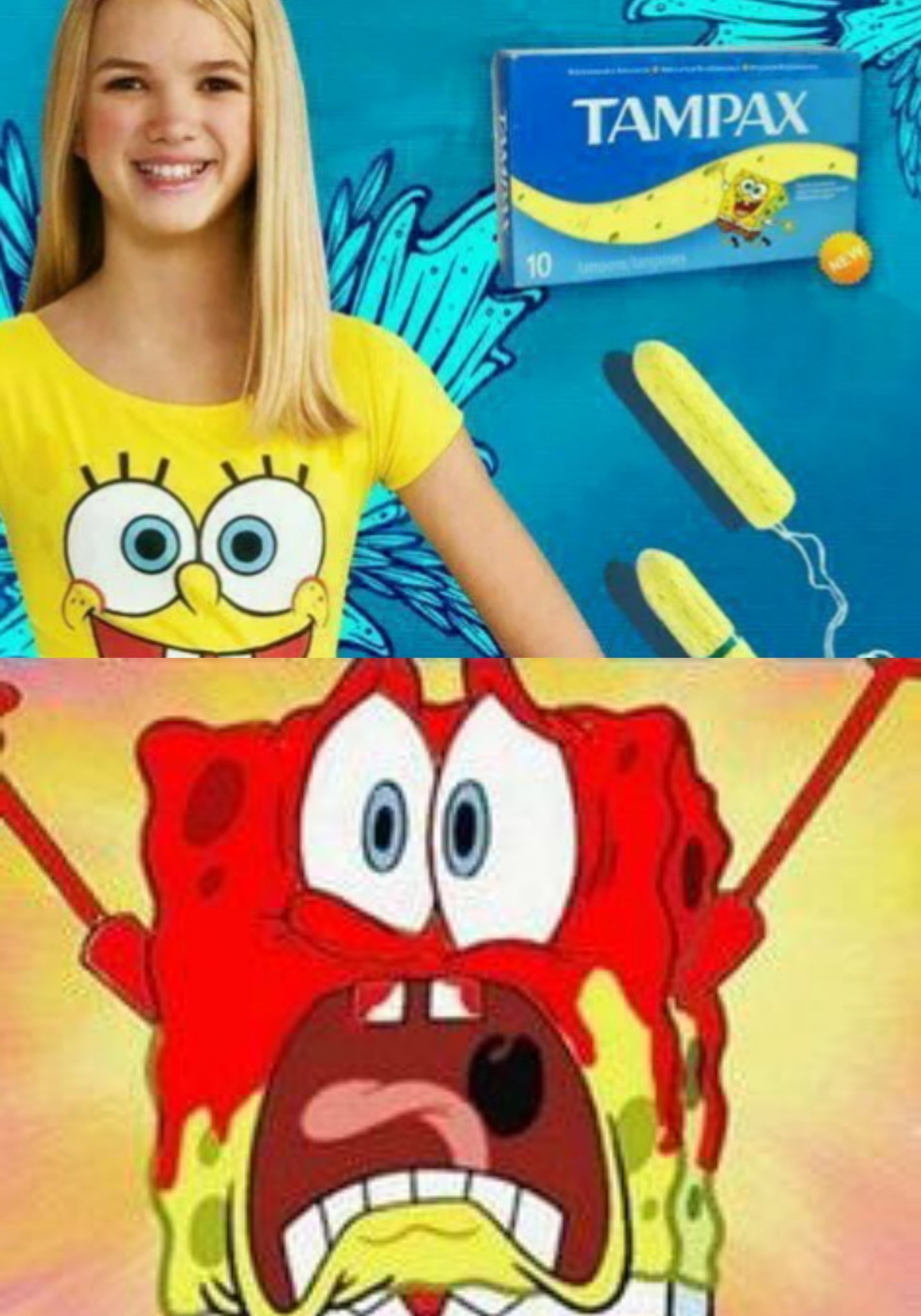 Poor SpongeBob - meme