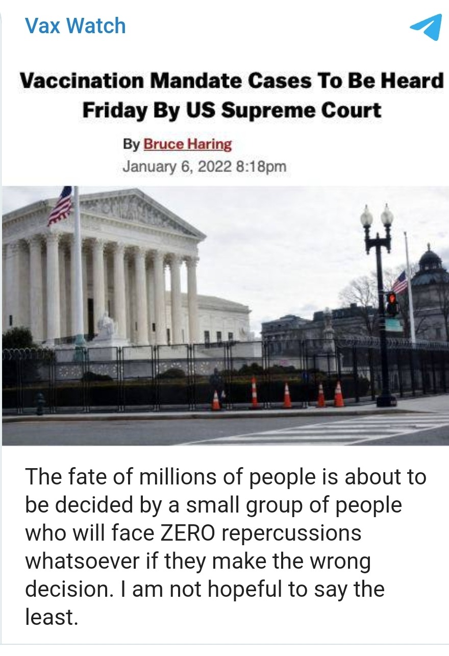 The fate of millions of people is about to be decided by a small group of people who will face ZERO repercussions whatsoever if they make the wrong decision. I am not hopeful to say the least. - meme
