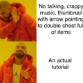 Drake minecraft meme