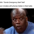 Funny emergency alert test meme