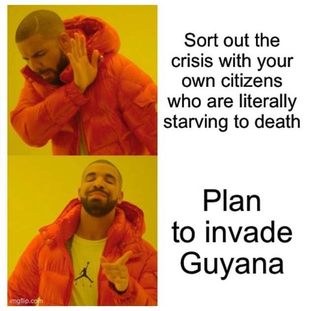 plan to invade Guyana - meme