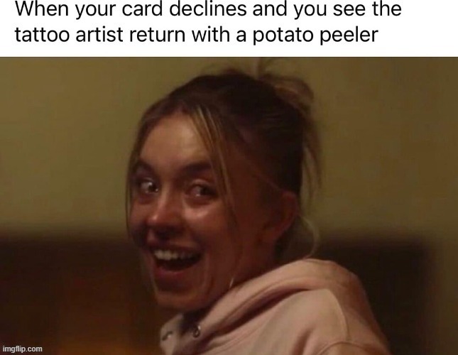 Card declined - meme