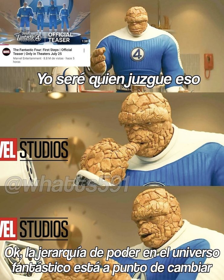 La Roca volvera a cambiar la jerarquia - meme