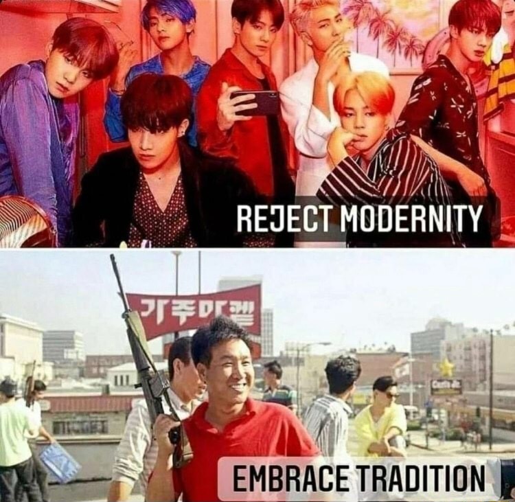Reject modernity - meme