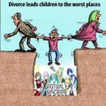Divorce leads children to the worst places