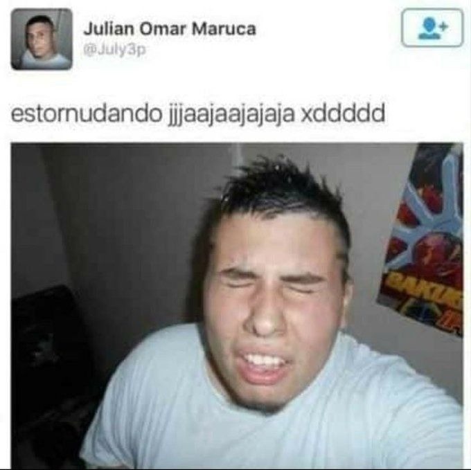Estornudando xd - meme