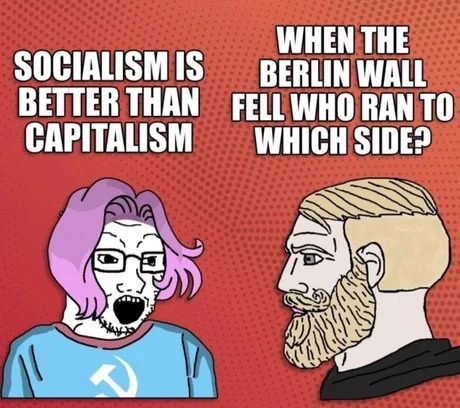 Berlin wall meme