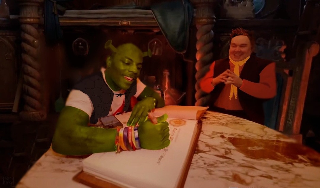 Firma Shrek, vamos hazlo Shrek firma - meme