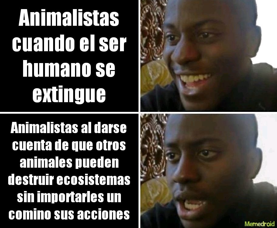 Odio los animalistas - meme