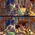 Buzz Lightyear flies