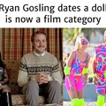 Ryan Gosling dates a doll